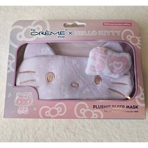 The Crème Shop Sanrio Hello Kitty 50th Plushie Sleep Mask Anniversary Edition